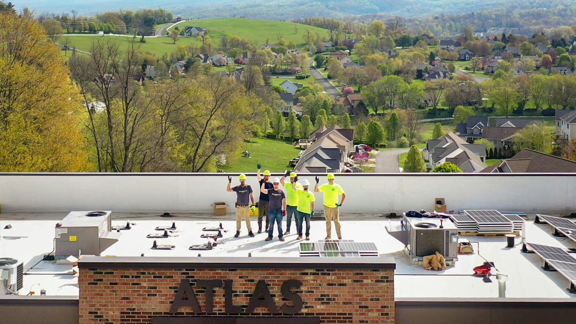 Photo of Solar Holler technicians