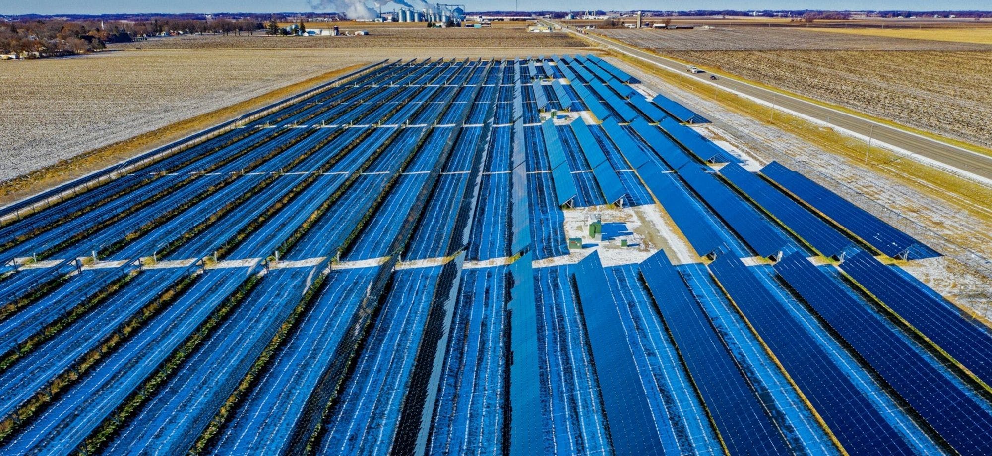 Photo of solar farm