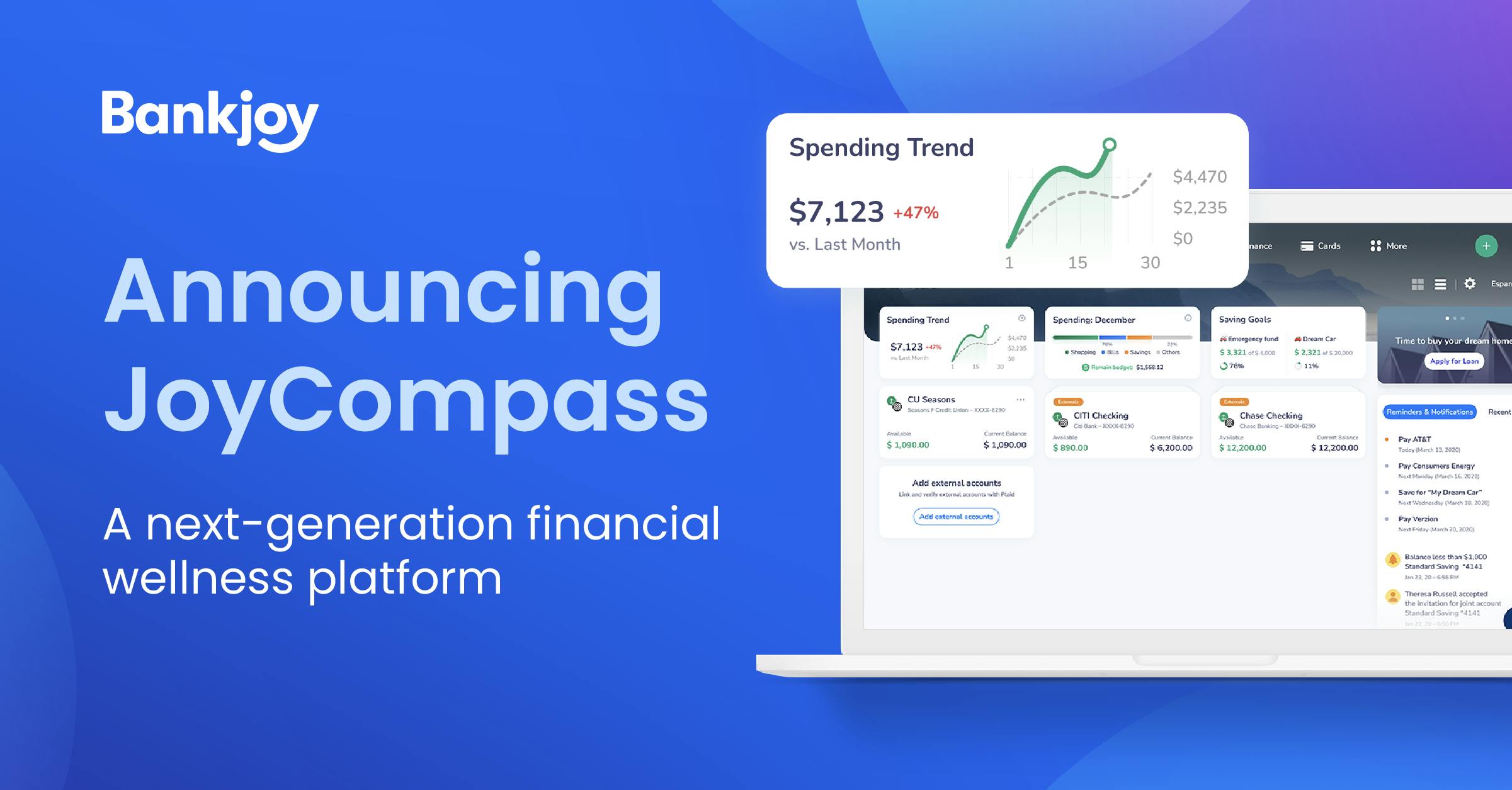 Announcing JoyCompass: A next-generation financial wellness platform