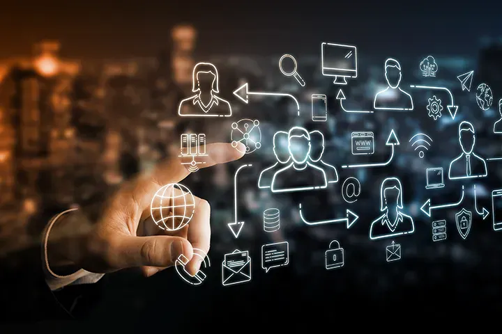 OrangeGrid Background