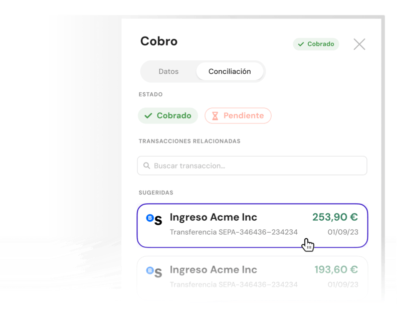 automatizacion de facturas con banktrack