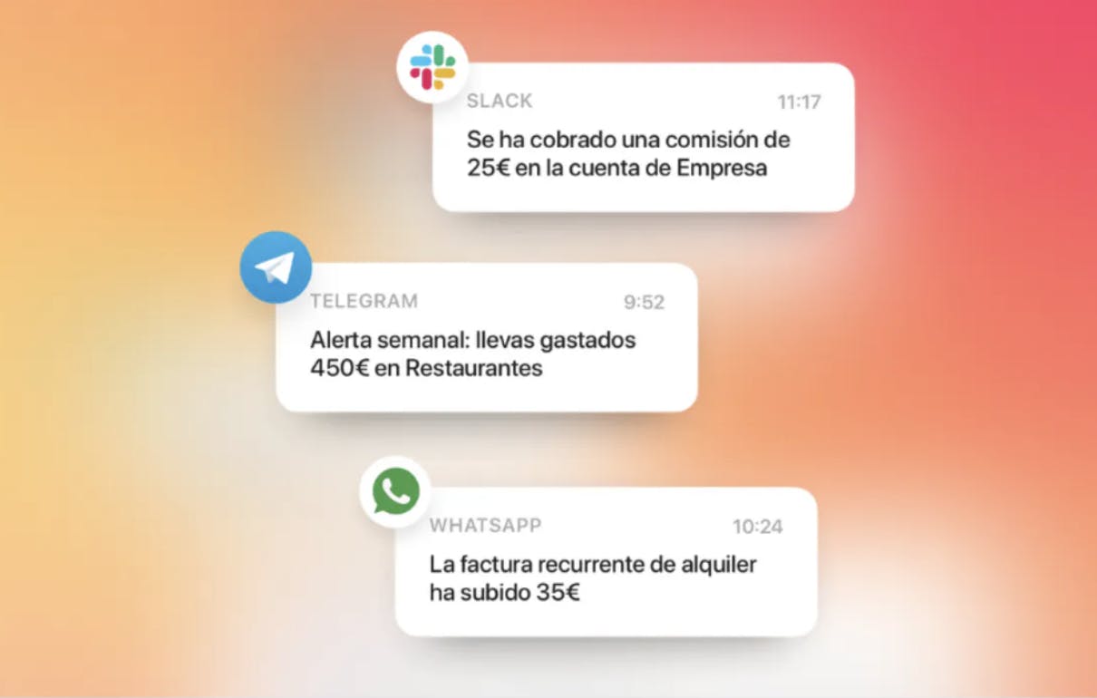 programación de alertas