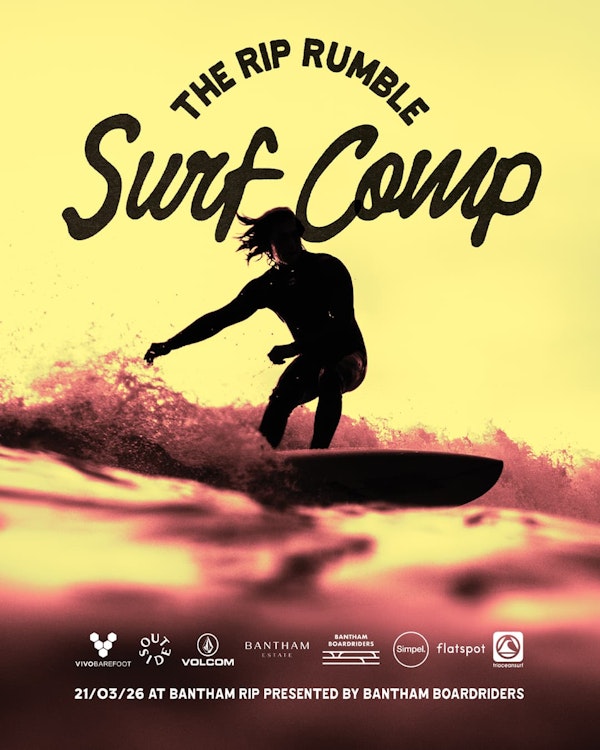 The Rip Rumble Surf Comp Bantham Boardriders Poster