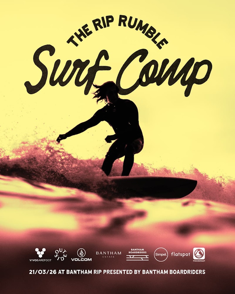 The Rip Rumble Surf Comp Bantham Boardriders Poster