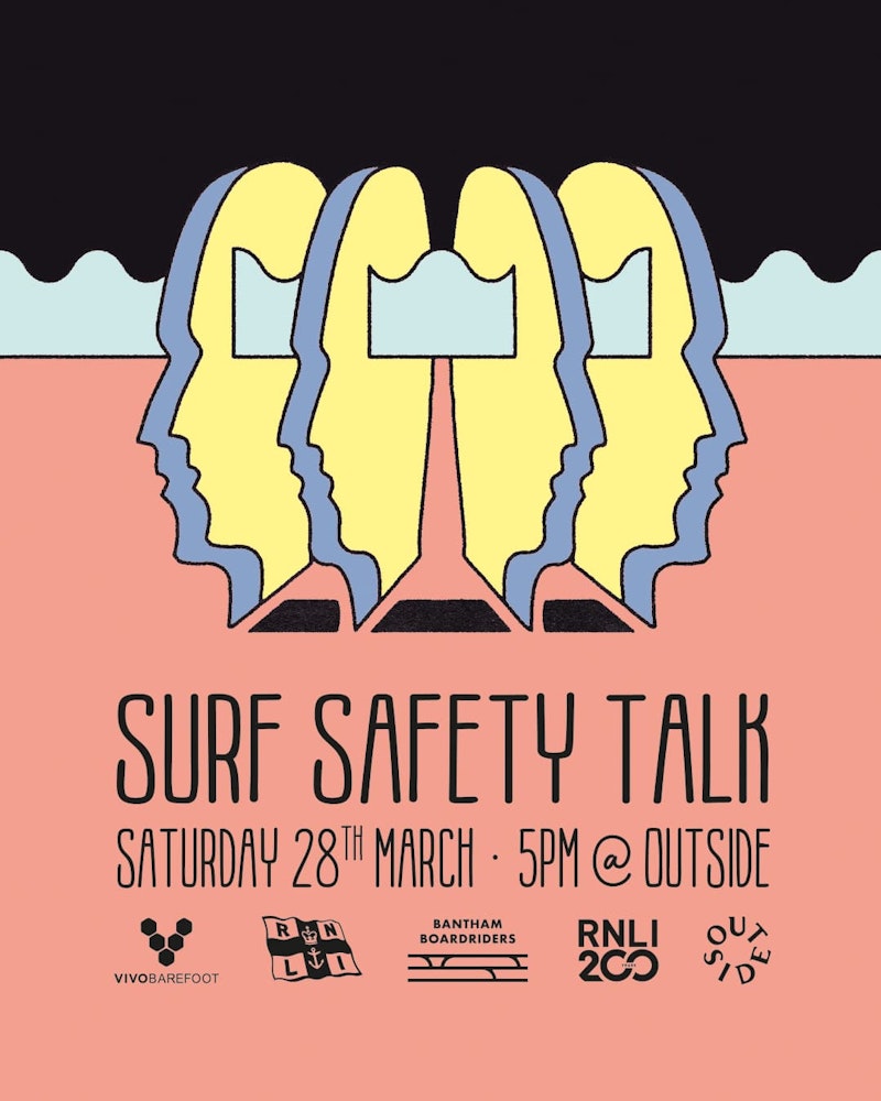 Waves of Wisdom Bantham Boardriders Poster by Luke Baines