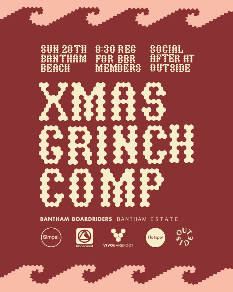 Xmas Grinch Comp Bantham Boardriders