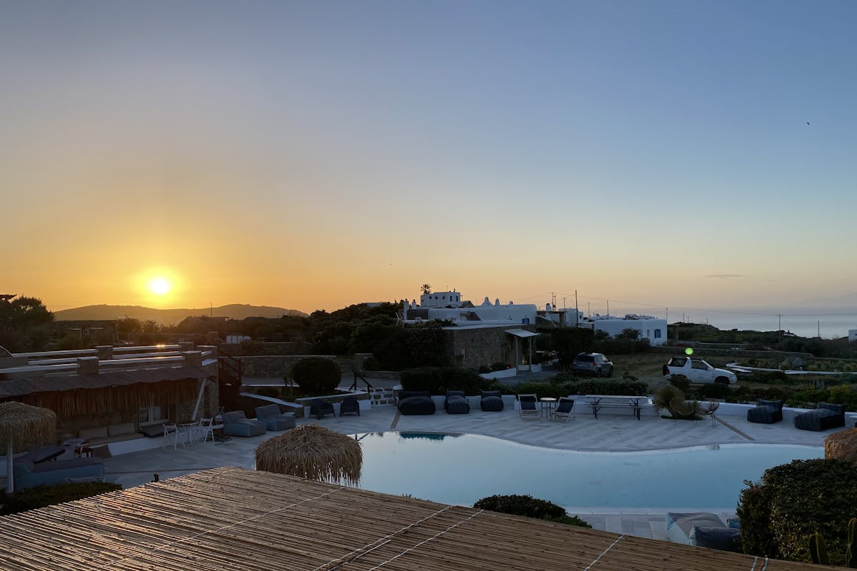 Sunrise from veranda