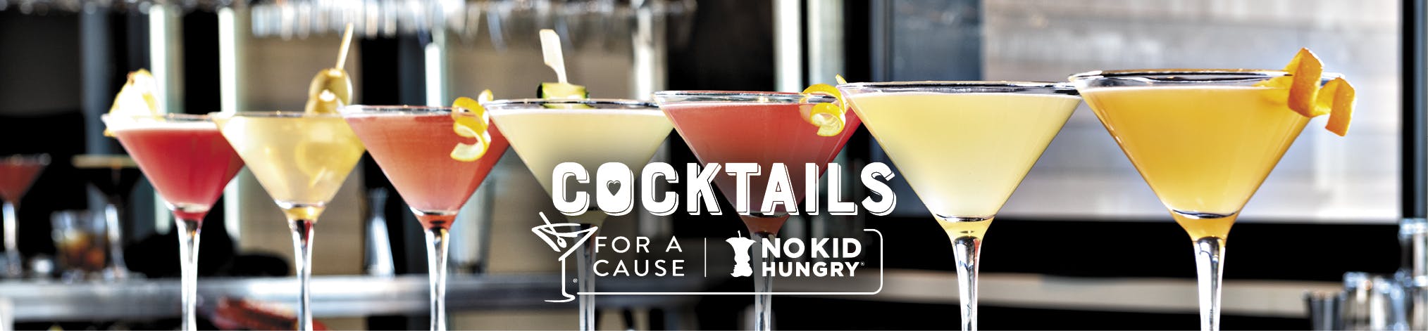 Cocktail for a cause Hero banner