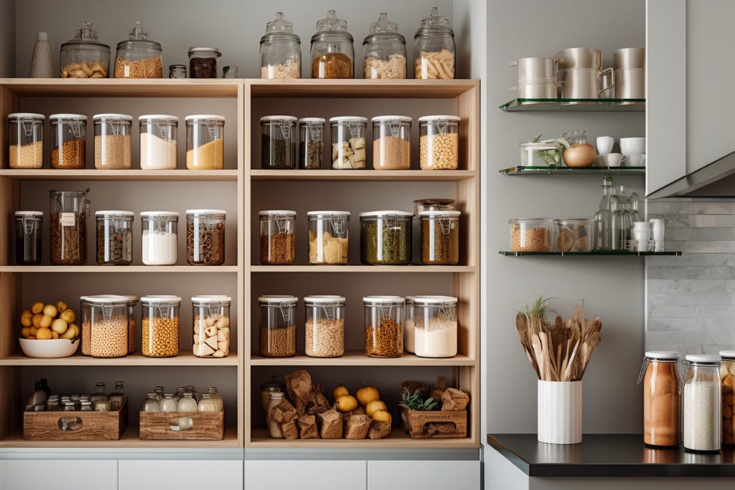 Organised pantry