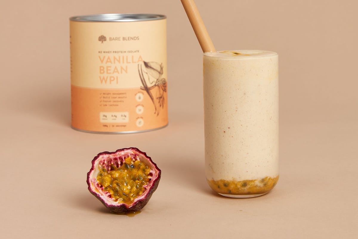 vanilla passionfruit smoothie