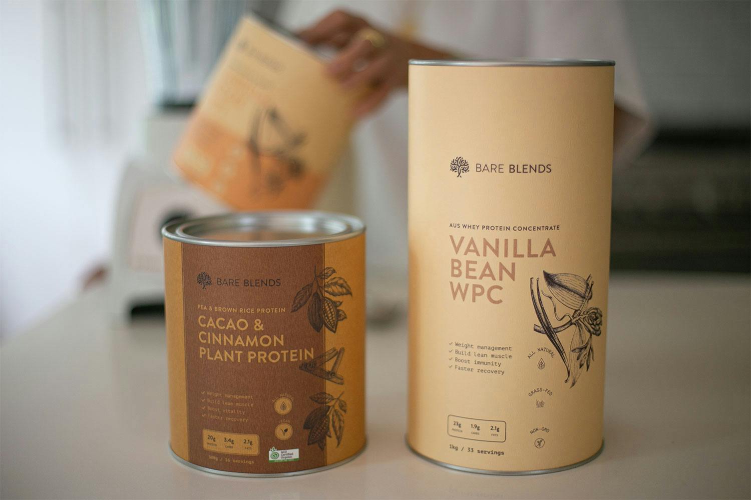 Natural Protein Powder | Bare Blends