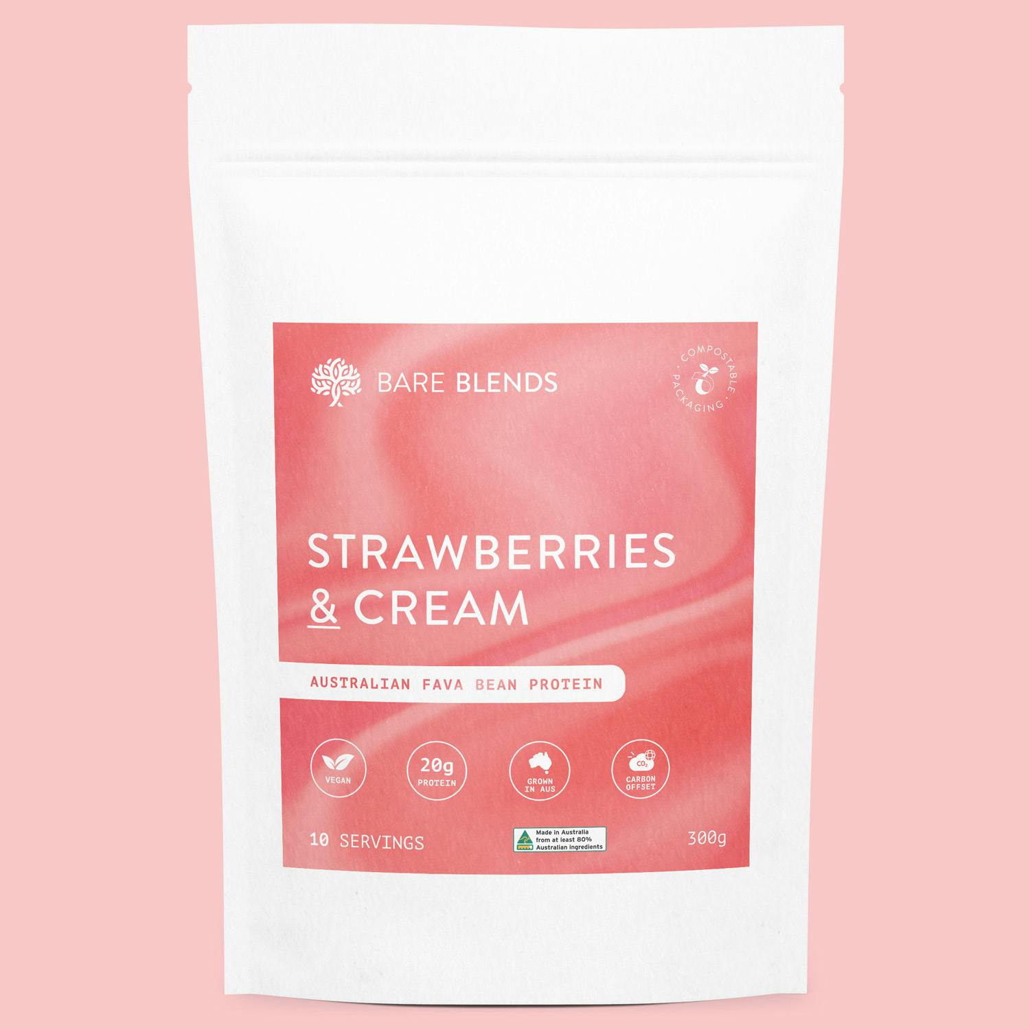 Strawberries & Cream Fava Bean Protein