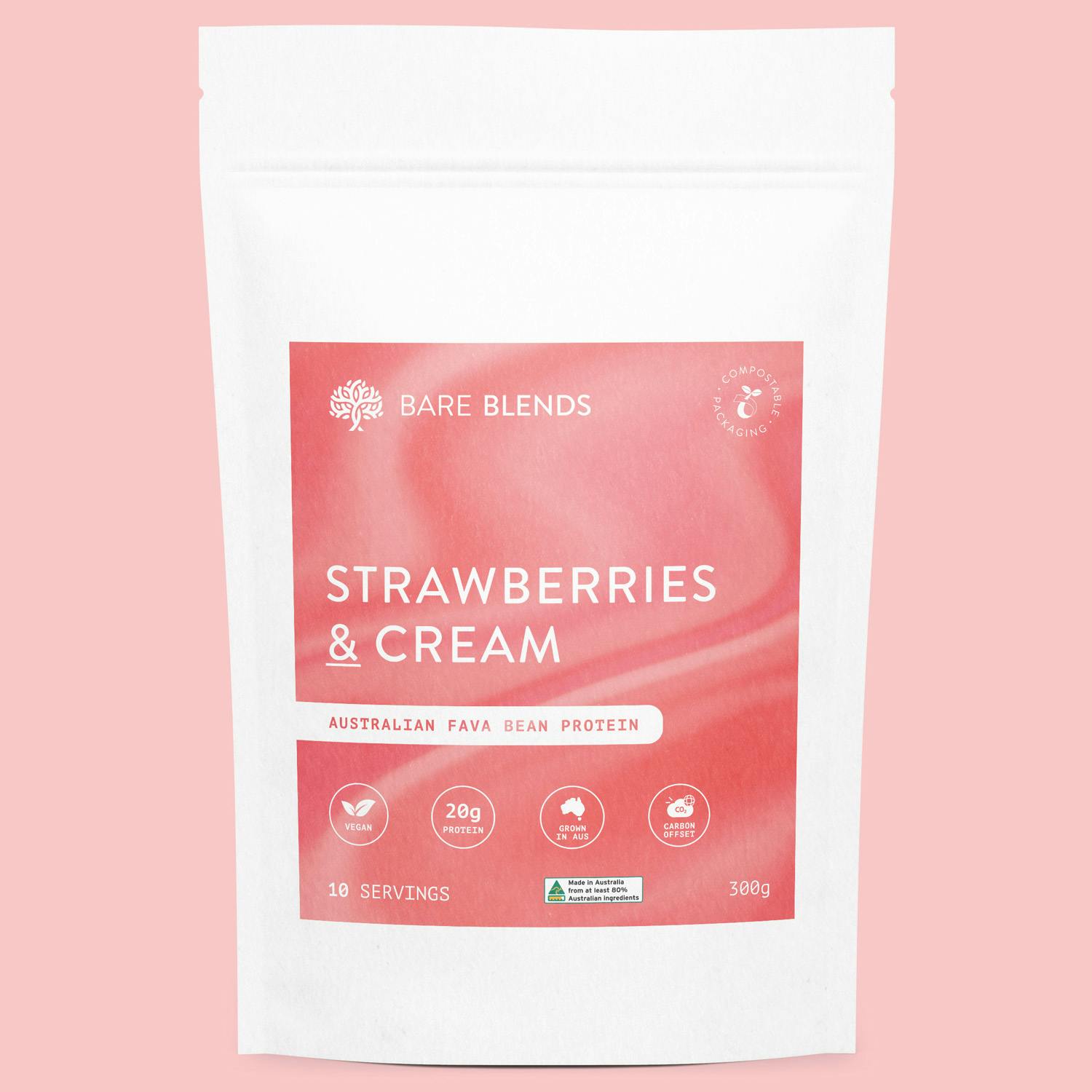 Strawberries & Cream Fava Bean Protein