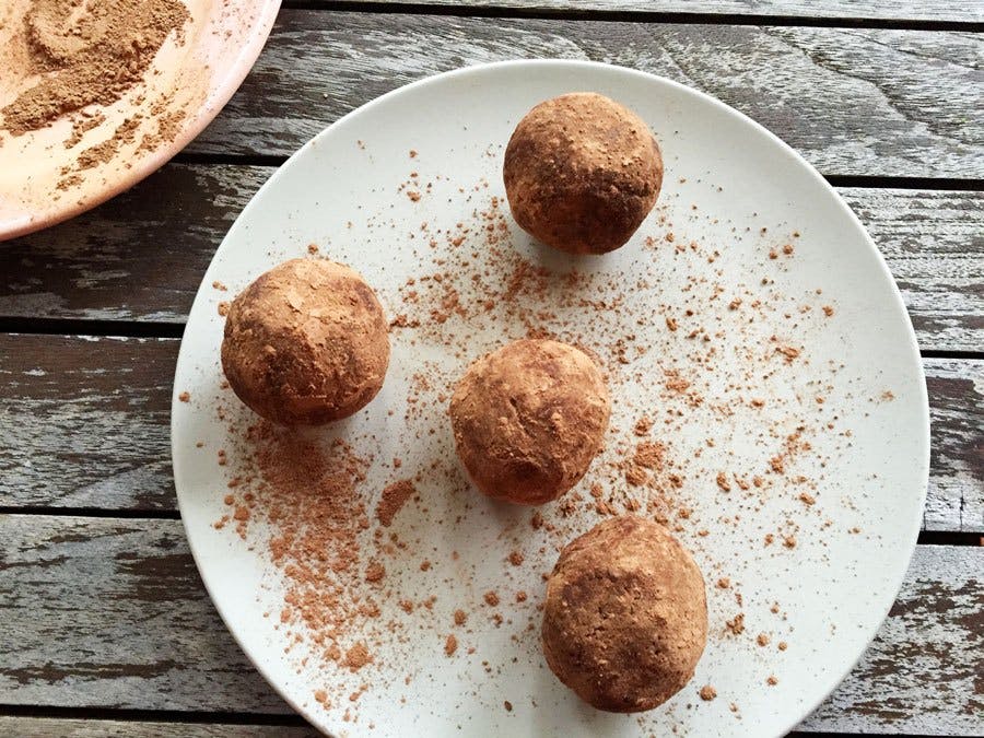 Raw Protein Fudge Balls