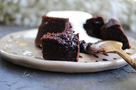 Molten Protein Chocolate Cakes