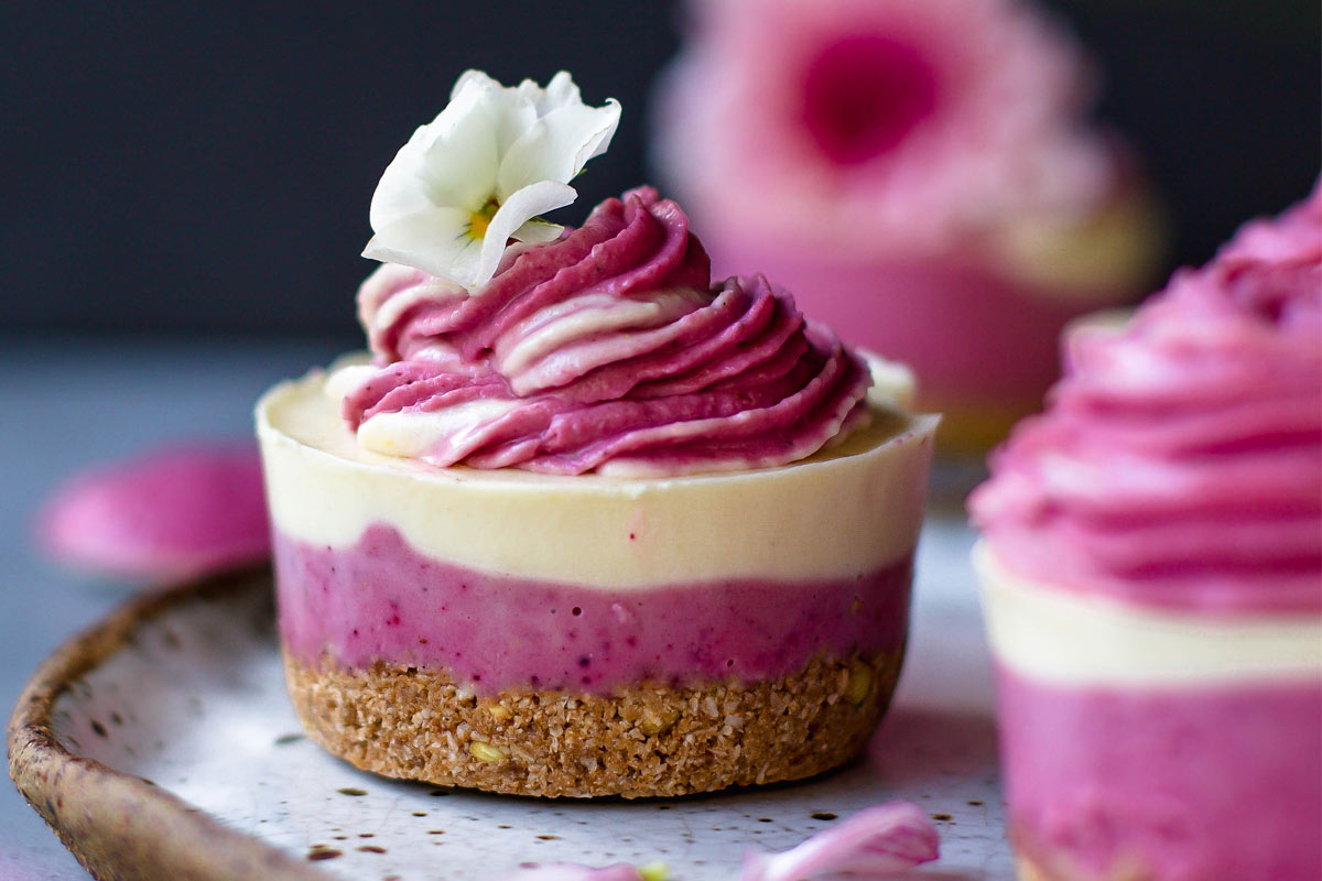 No-Bake Zesty Lemon And Berry Protein-Rich Cupcakes