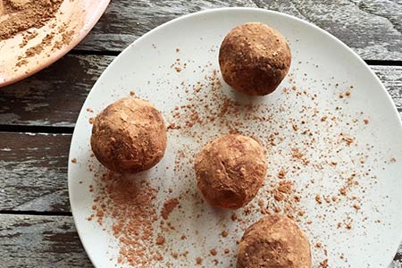 Raw Protein Fudge Balls