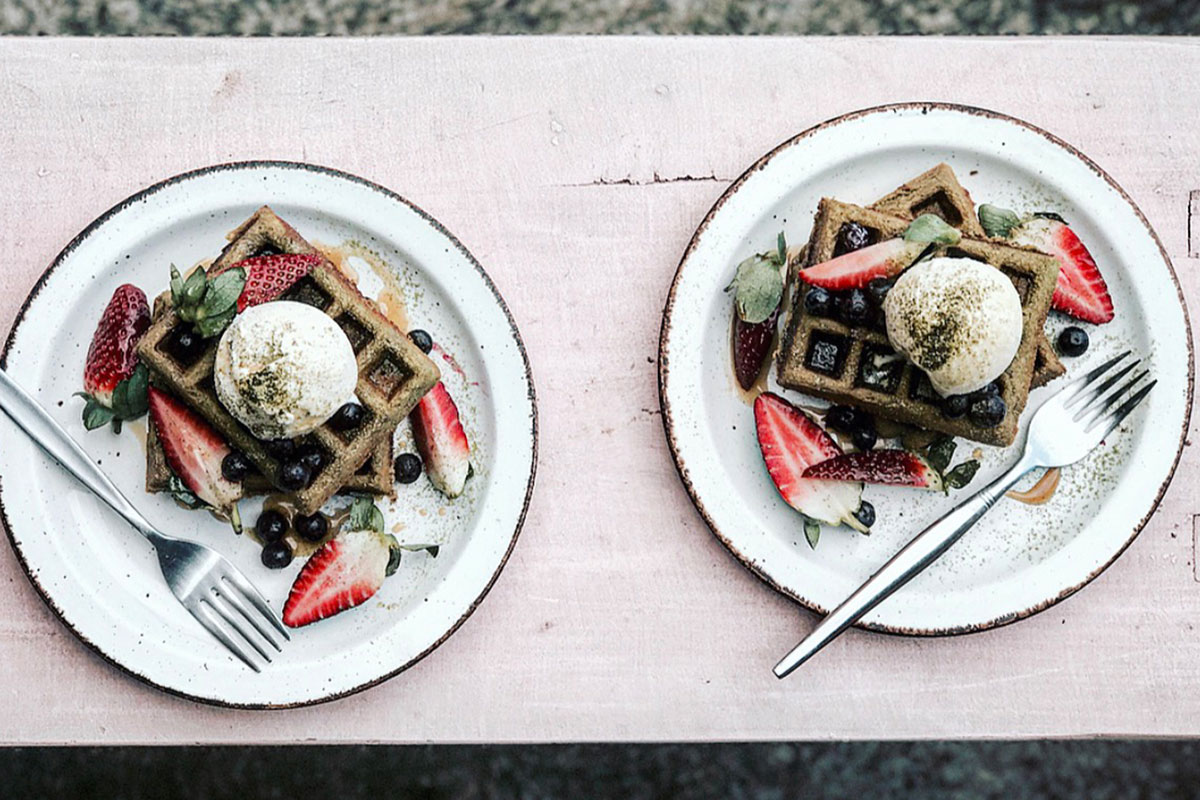 Matcha Waffles