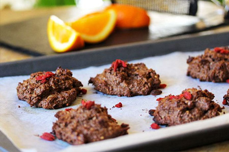 Orange Cacao And Coconut Biscuits
