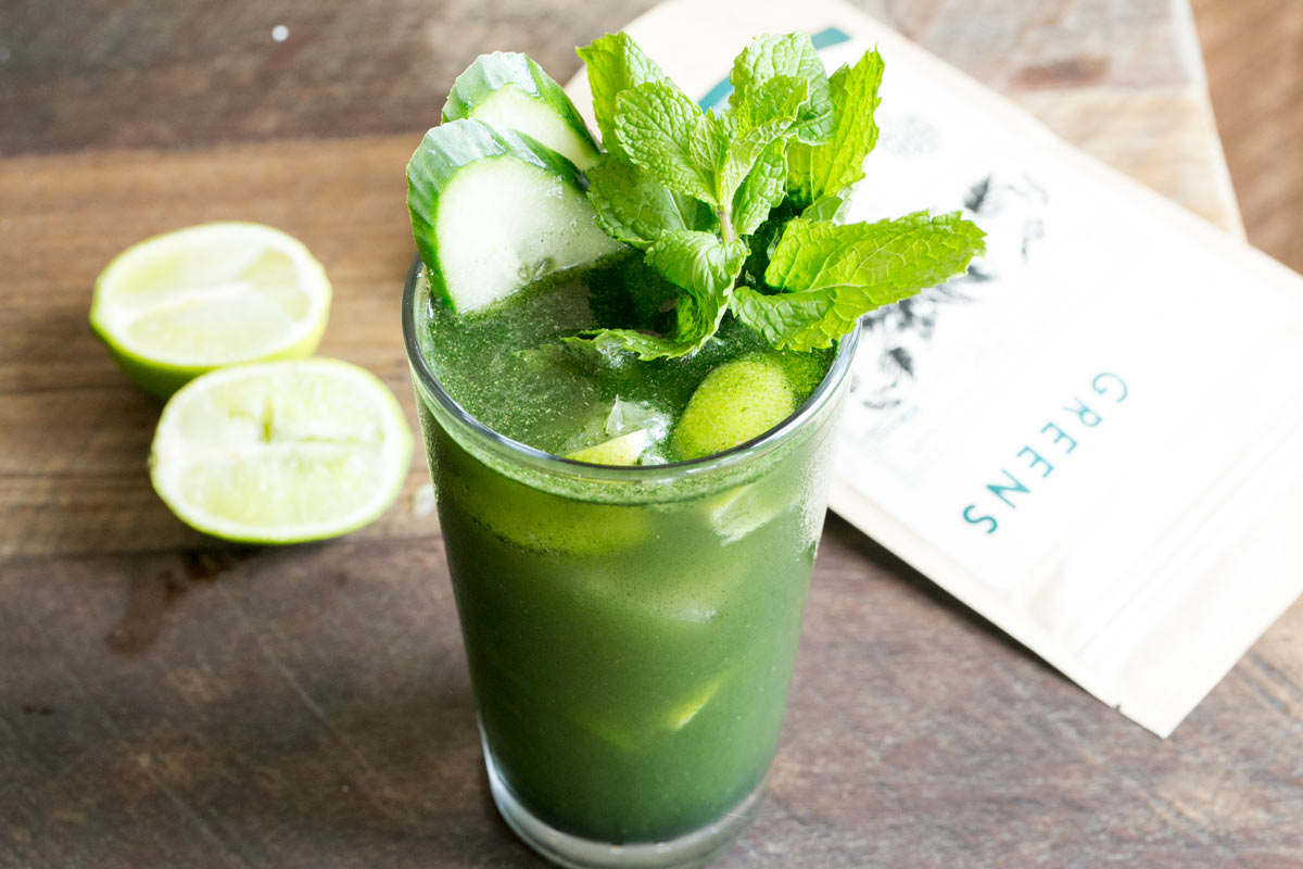 The St Patrick's Day Green Mojito