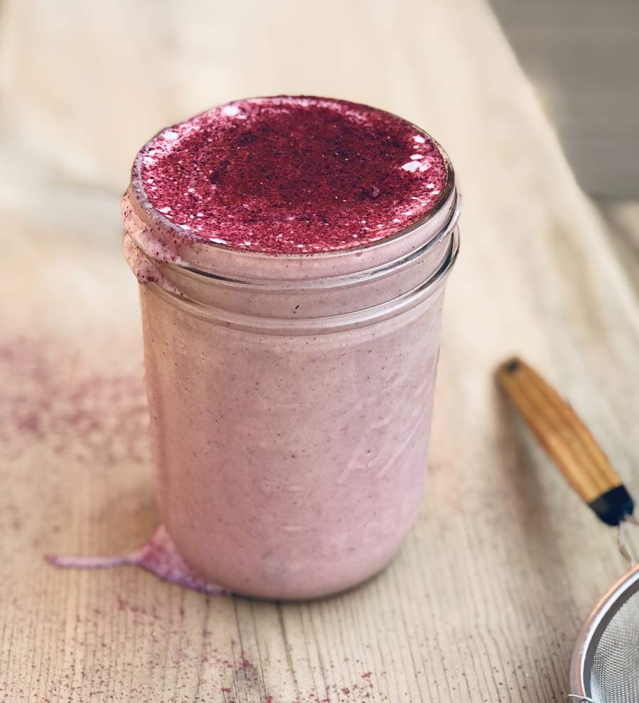 Strawberry Maca Milkshake