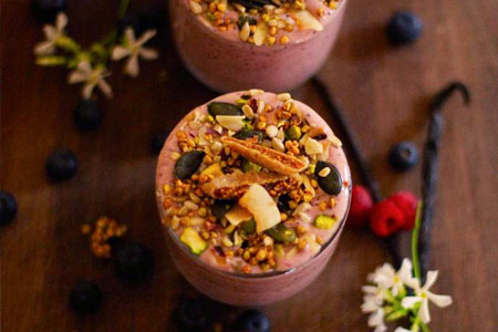 The Base Body Babes' Berry Smoothie