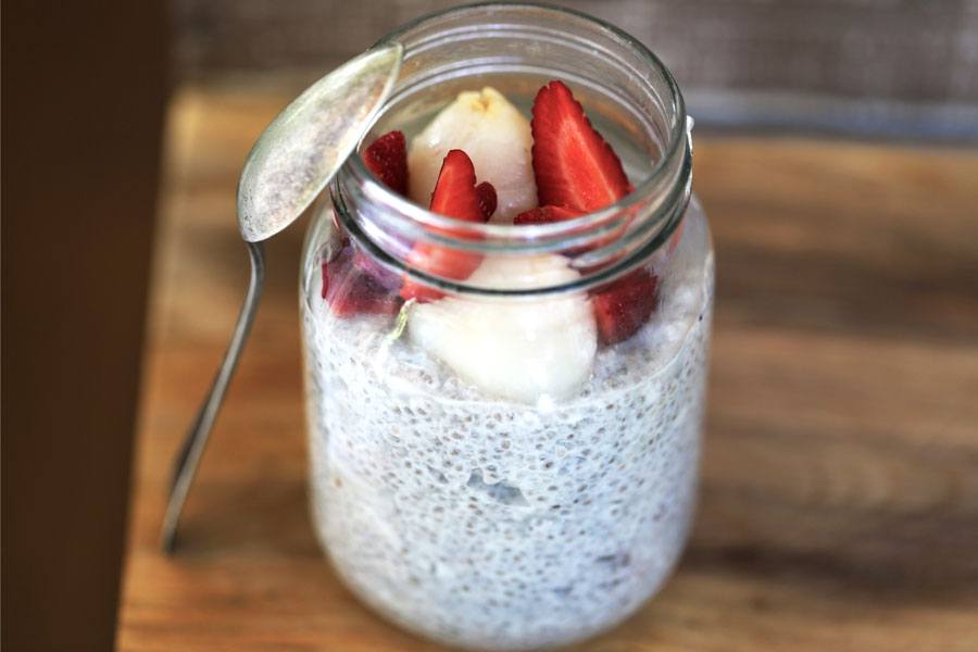 Lychee Chia Pudding