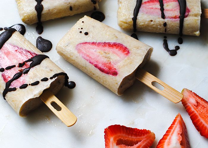 Banana Berry Protein Ice Cream