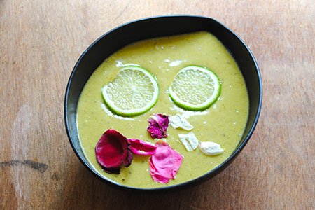 Mango, Coconut, Lime and Matcha Smoothie Bowl