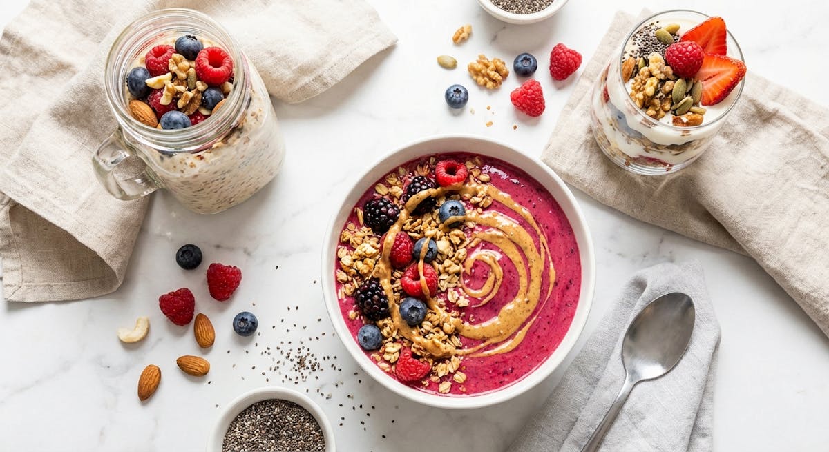 High protein breakfast ideas - healthy morning meals