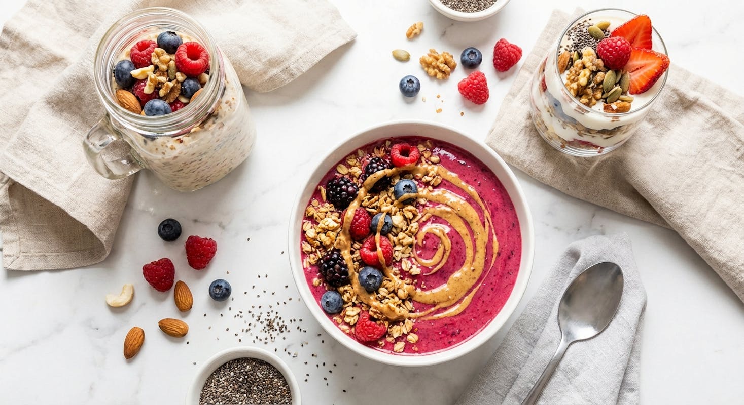 High protein breakfast ideas - healthy morning meals