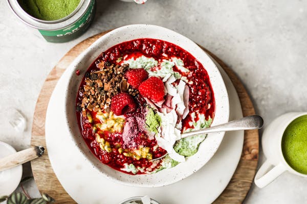 Matcha And Coconut Chia Pudding