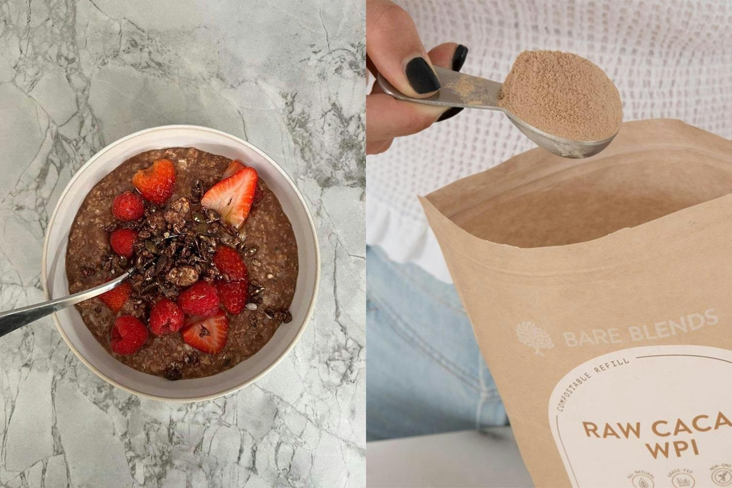 Hot Chocolate Protein Oats 2