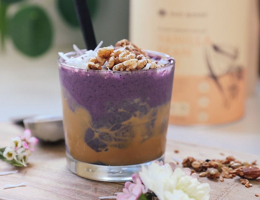Purple Hazelnut Smoothie