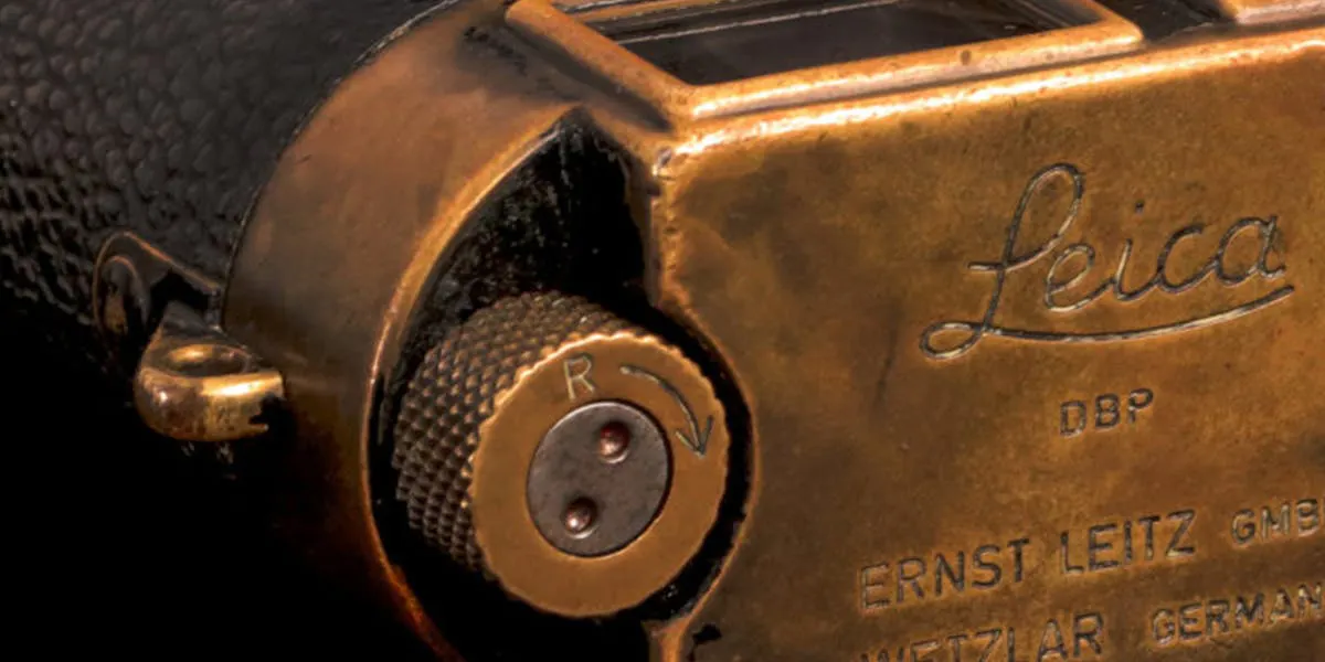 Leica M3 versión negra, la decimoquinta de la serie producida (detalle). Imagen vía: © Chiswick Auctions
