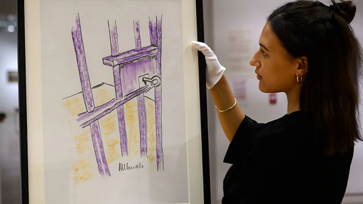 A Nelson Mandela Drawing Auctioned for Over $112,000