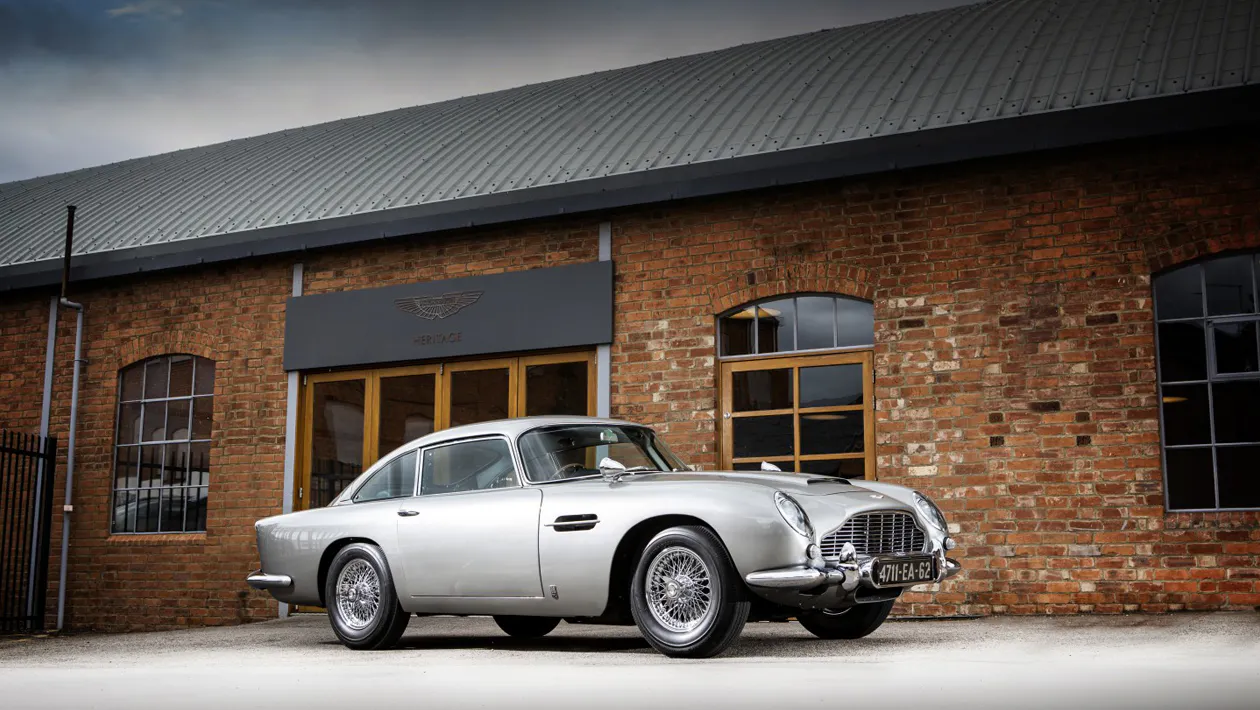 Aston Martin DB5. Foto: Simon Clay © 2019 via RM Sotheby's