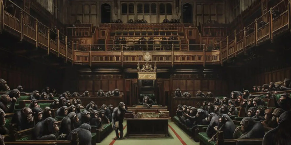 Banksy, Devolved Parliament, 2009 | Foto: © Sotheby's