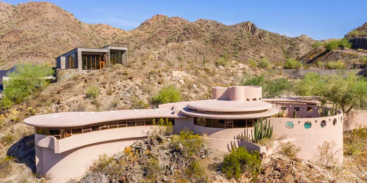 La Circular Sun House, Le dernier projet de Frank Lloyd Wright, en 1959, image © Heritage Auctions
