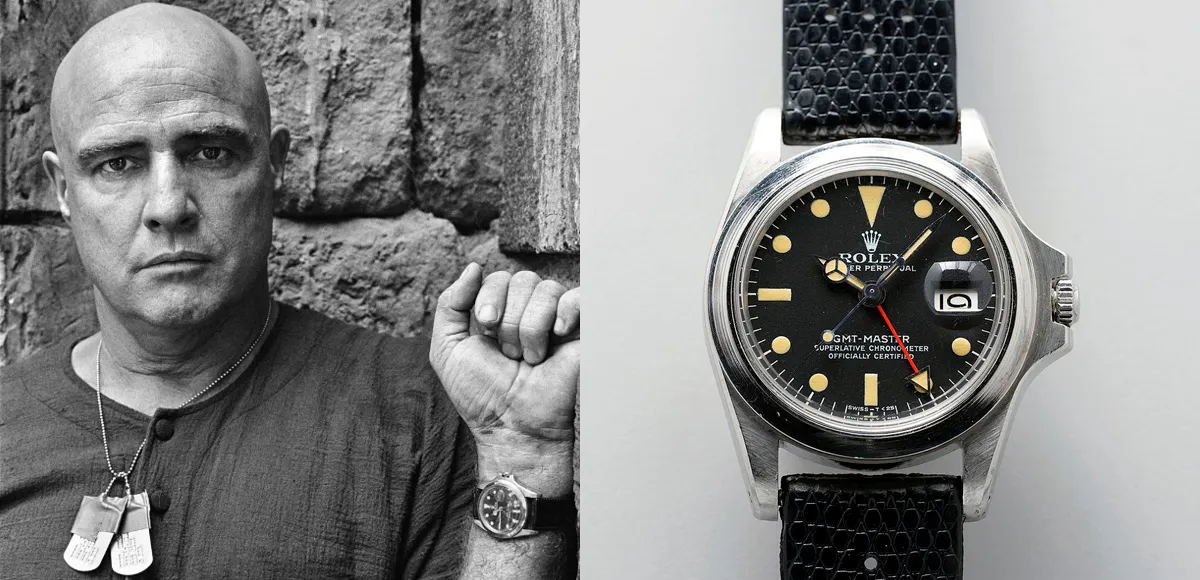 Marlon Brando, Rolex GMT-Master. Foton: Phillips