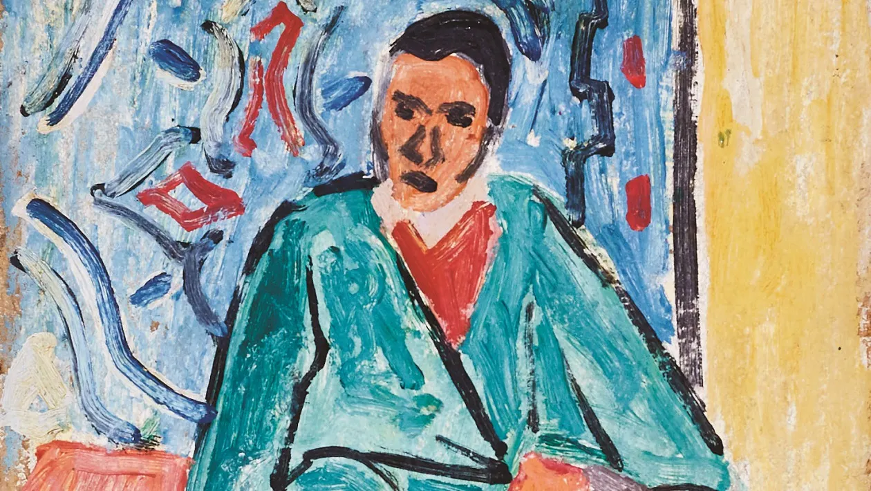 WIFREDO LAM. Personaje sedente (detalle). Óleo sobre cartón (c. 1930)