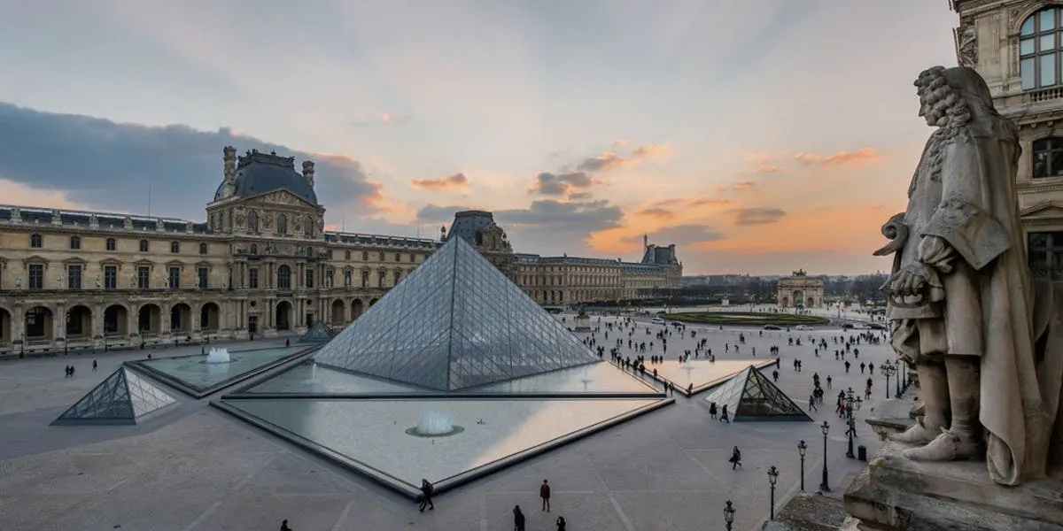 The Louvre Pyramid, 1989, image © Musée du Louvre, Dist. RMN-Grand Palais / Olivier Ouadah via Christie's