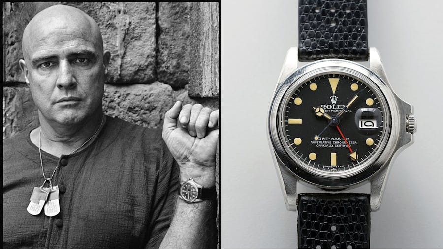Marlon Brando med Rolex GMT-Master i 'Apocalypse Now'. Foto © Mary Ellen Mark via Phillips