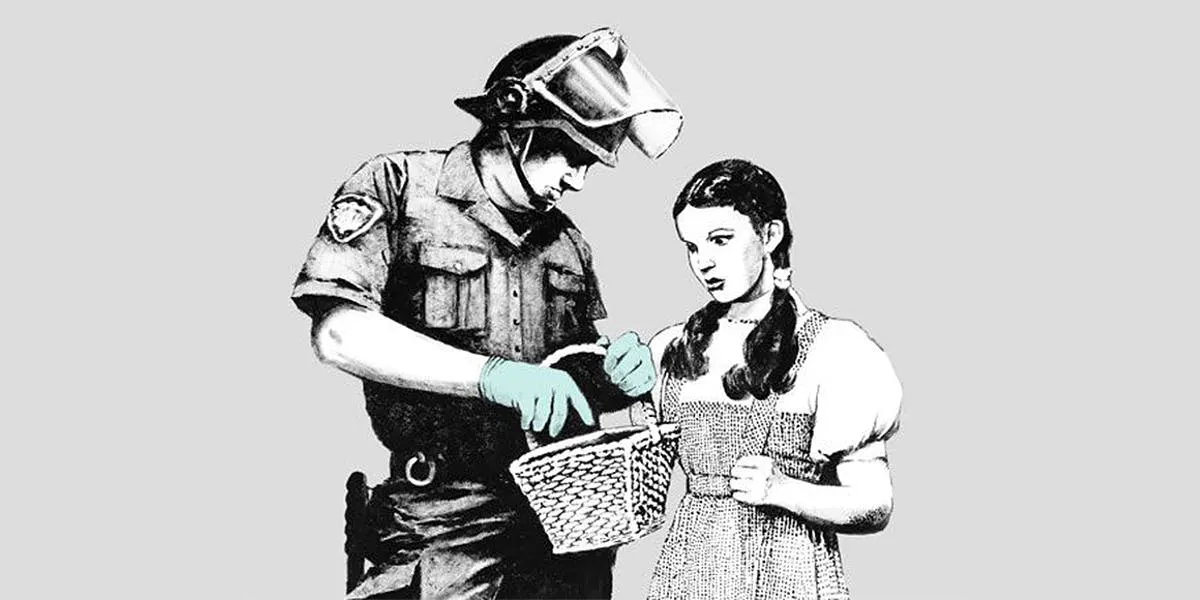 Banksy, Stop and search (Detail) | Foto: Courtesy of the Artist via CNN