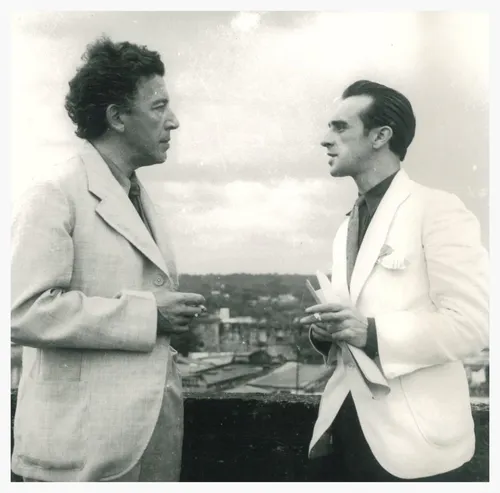 André Breton and Eugenio Granell 1941