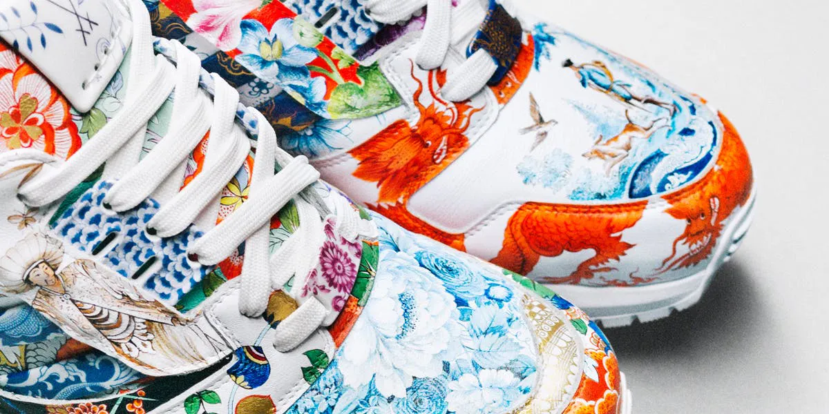 ADIDAS X MEISSEN ZX8000 PORCELAIN [detail]. Photo © Sotheby's