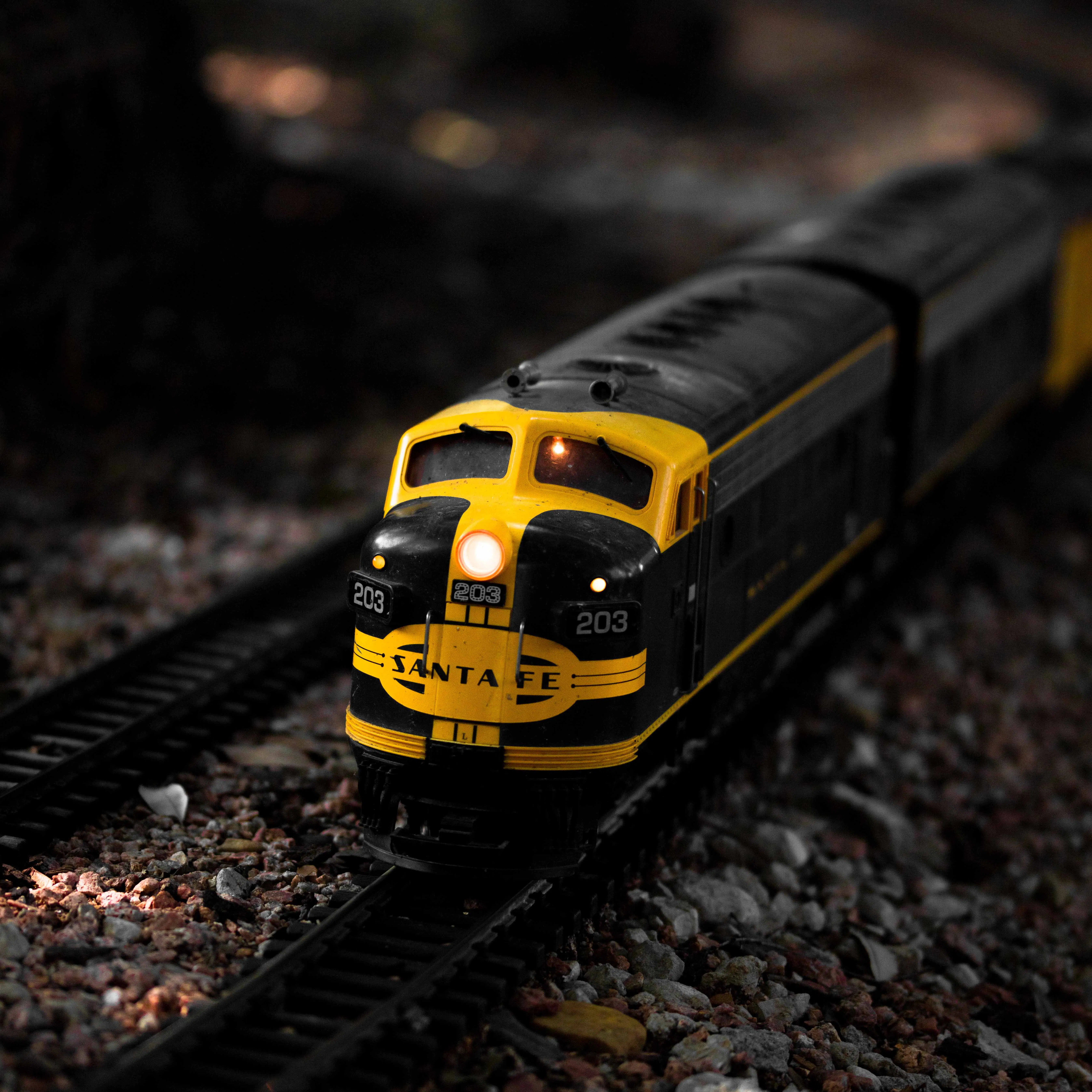 Model Train (detail). Photo by Matthew Bell