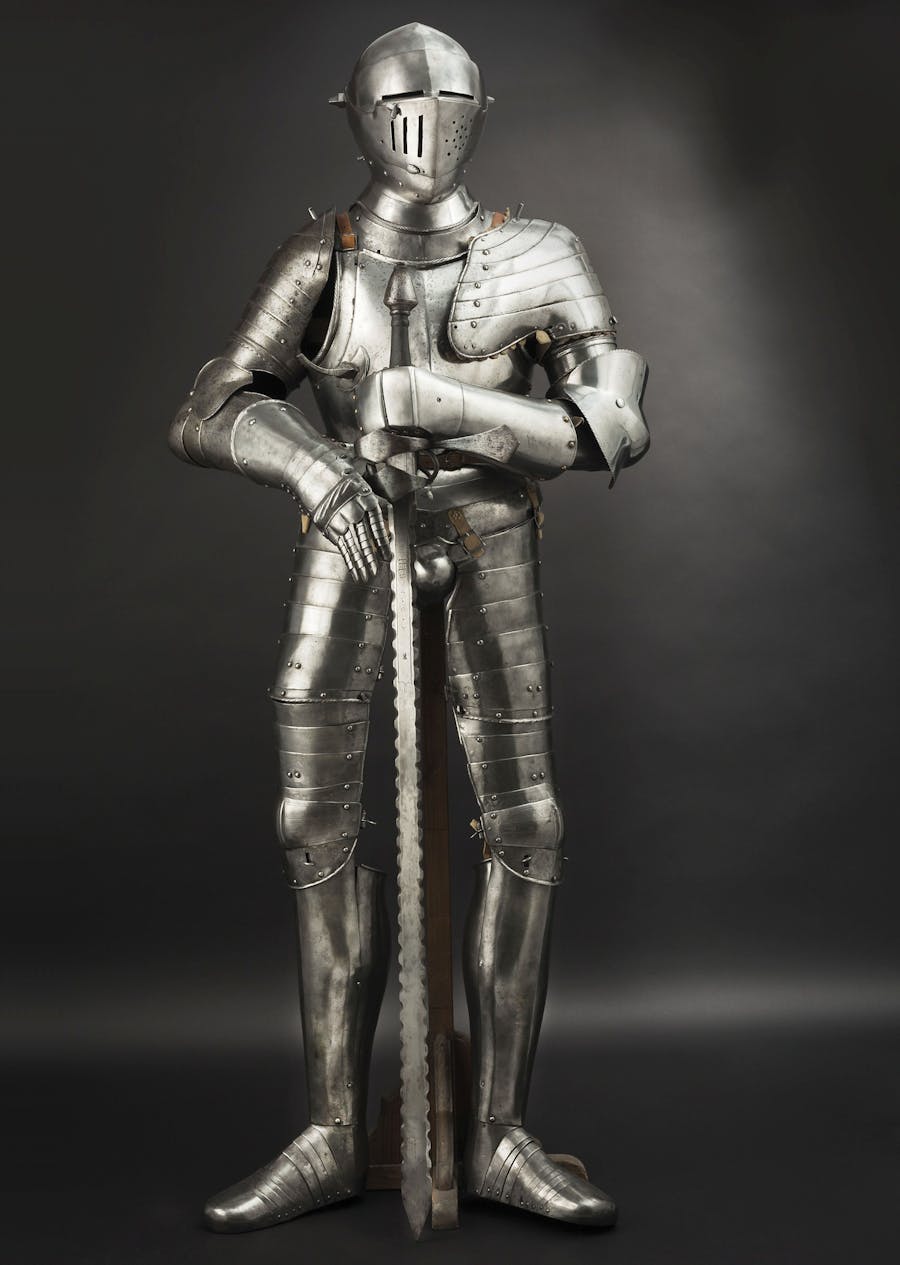 A German composite full armour of the Augsburg type, 2nd half of the 16th century