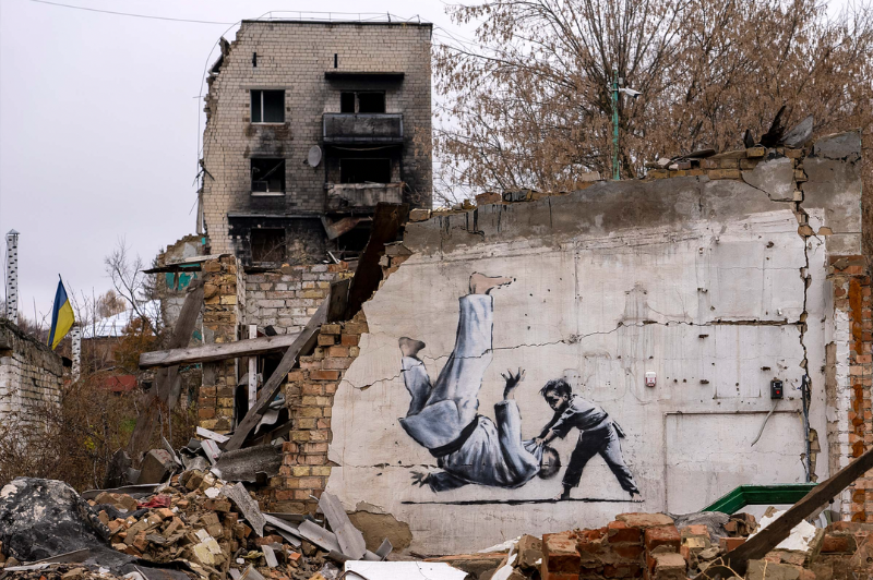 Banksy In Ukraine: Seven New Murals Revealed Amid The Destruction ...