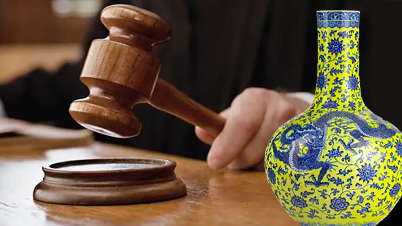 Kinesisk vas gick för 10 000 gånger utrop